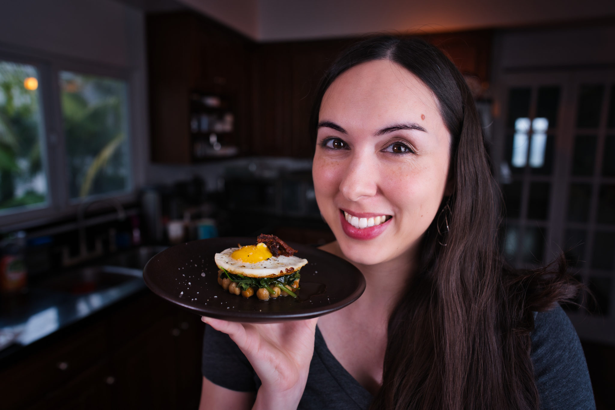 Spinach and Chickpeas Sushi Day