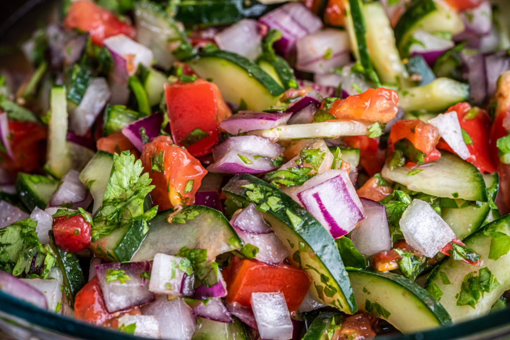 cucumber tomato salad