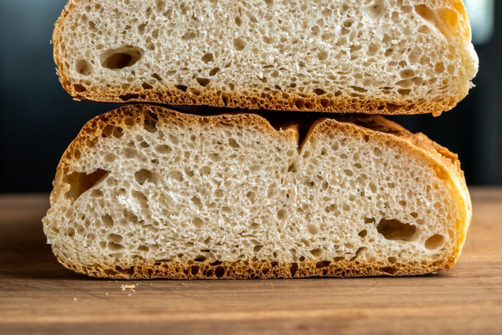 cross-section of the saveur bread