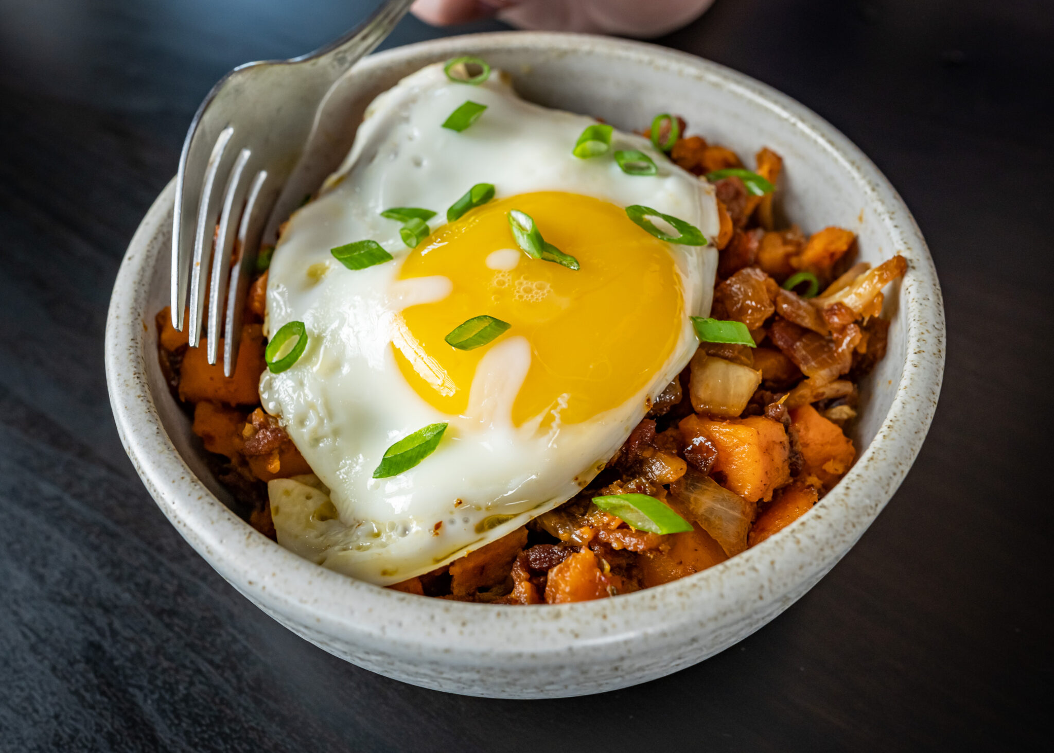 Sweet Potato Kimchi Hash Sushi Day