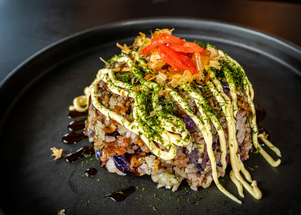 Okonomiyaki Fried Rice Sushi Day